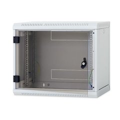 Настінна серверна шафа 19" односекційна 15U, 770x600x495мм (В*Ш*Г) зібраний, сіра, Triton RUA-15-AS5-CAX-A1