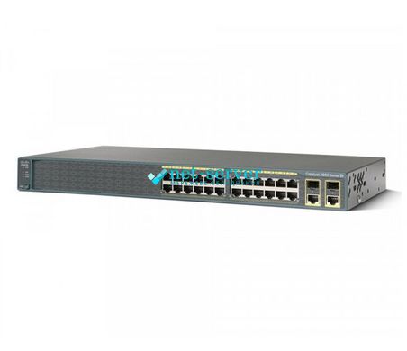 Комутатор Cisco Catalyst 2960 Plus 24 10/100 (8 PoE) + 2 T/SFP LAN Base