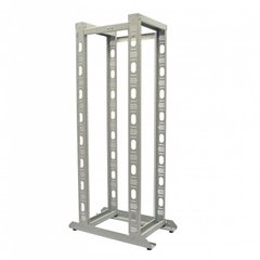 Two-post rack 19", 24U, 1160x540x810 (H*W*D) without feet, gray, CMS UA-OF24-D-GR