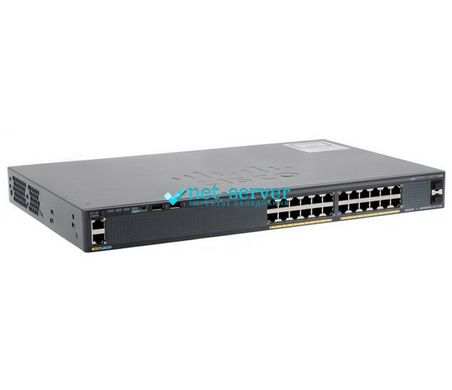 Комутатор Cisco Catalyst 2960-X 24 GigE, 2 x 1G SFP, LAN Lite