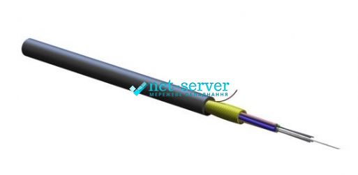 Волоконно-оптичний кабель U-VQ(ZN)H, 4G50/125/900 CC (щіл. буф.), OM3, FREEDM®, діель. зах., Corning 004T8X-32188E2G