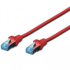 Patch-cord molded 0.5m, cat.5e, SF/UTP, AWG 26/7, red DIGITUS DK-1531-005/R