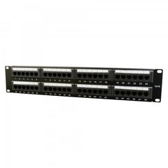 Патч-панель 48 портів 19" 2U, cat.5е, UTP Electronical NPP-C648CM-001