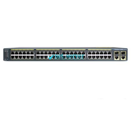 Комутатор Cisco Catalyst 2960 Plus 48 10/100 PoE + 2 1000BT +2 SFP LAN Lite