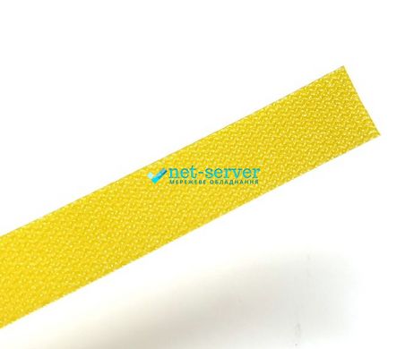 Стяжка-липучка, 10 мм x 5 м, жовта, net-server 5040-Yell