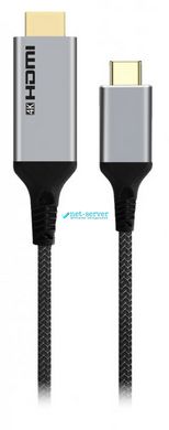 Кабель USB-C на HDMI 1.8м, 4К 60Гц, Cablexpert A-CM-HDMIM4K-1.8M