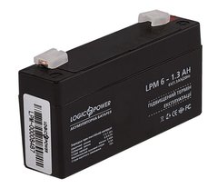 Аккумулятор AGM LPM 6-1.3 AH