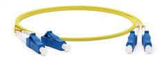 Optical patch cord LC/UPC-LC/UPC, SM, 1.5m, Duplex UPC-1.5LCLC(SM)D(ON)