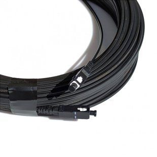 Photo of External optical patch cord SC-SC, SM, 150m, Simplex, flat FTTH &ndash; buy online with delivery across Ukraine at Net-server