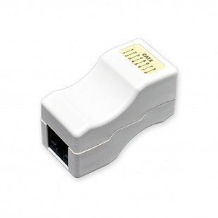 Photo of RJ45-RJ45 connecting box, UTP, cat.6, EPNew 6IC-UNJWH &ndash; buy online with delivery across Ukraine at Net-server