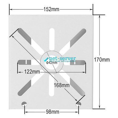 Photo of Metal bracket ATIS ACB-02 &ndash; buy online with delivery across Ukraine at Net-server