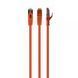 Photo of Copper patch cord S/FTP Cat.6A 0.25 m, molded 50u plug with latch, LSZH, помаранчевий &mdash; Cablexpert pp6a-lszhcu-o-10m &ndash; buy online with delivery across Ukraine at Net-server