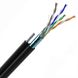 Outdoor twisted pair with messenger, F/UTP, cat.5e, cross-section 0.51 mm, copper, 500 meters. OK-Net 49312m500