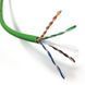 Вита пара U/UTP, cat.6, AWG 24, LSZH, зелений, 500м, Corning UU009175405