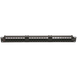 Патч-панель сетевая 24 порта UTP, 1U, кат.5Е, Dual Type IDC, черный Premium Line 175122412