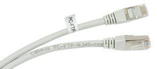 Фото Патч-корд 2м, RJ45, сat.5, FTP, 24AWG, CU, серый Kingda KD-PAFT4200GY &ndash; купить с доставкой по Украине в интернет-магазине Net-server