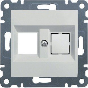 Photo of Double panel for RJ12/RJ45 Lumina, white Hager WL2320 &ndash; buy online with delivery across Ukraine at Net-server