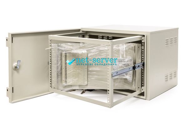 Vandal-proof outdoor server cabinet 19", 7U, 600x530x450mm (H*W*D)