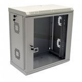 Фото Шкаф серверный настенный 19", 12U, 640х600х350мм (В*Ш*Г), разборной, серый, UA-MGSWA1235G &ndash; купить с доставкой по Украине в интернет-магазине Net-server