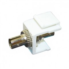 Adapter ST/ST, SM, Simplex, KeyStone, white LW-WP28-ST-W