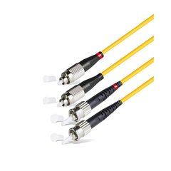 Optical patch cord FC/UPC-ST/UPC, SM, 2m, Duplex