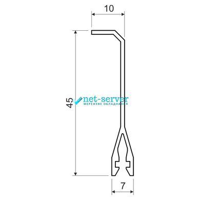 Фото Розділювач РК 90х55 білий Kopos PEKE 60_-C &ndash; купити з доставкою по Україні в інтернет-магазині Net-server