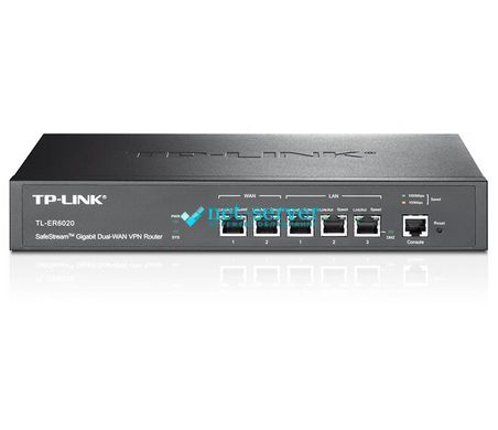 Мультисервісний маршрутизатор TP-Link TL-ER6020 2xGE LAN, 2xGE WAN, 1xGE LAN/DMZ, 1xCons RJ45, VPN