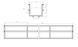 Mesh tray 50x50x2500, wire &Oslash;4 mm, white zinc CMS-WBC4-5050Z