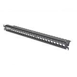 Photo of Modular patch panel 19", 24 ports, 1U, Keystone, CMS-PP24K19RME-B &ndash; buy online with delivery across Ukraine at Net-server