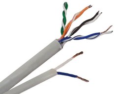 Twisted pair cable U/UTP, cat.5e, PVC, 500m, KPV-OP (100) 4x2x0.50+2x0.75 OK-Net 49657m500
