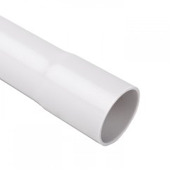 Smooth pipe 3m thick, PVC, Ø25mm, light gray Kopos