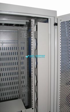 Шафа серверна підлогова 19", 46U, 2170х600х800мм (В*Ш*Г), розбірна, сіра, (перф) Rackmount