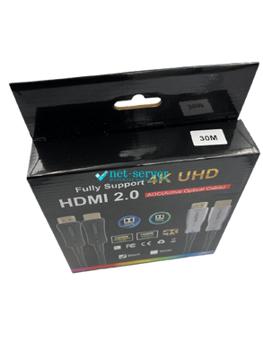 Патч-корд HDMI 2.0, 30м, с передачей сигнала по оптическому кабелю (AOC) Electronical LW-HA-30