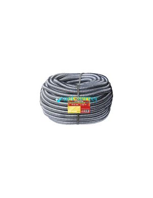 Metal hose Ø 9mm galvanized insulated Professional with broach 50m gray