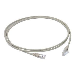 Photo of Patch cord 2m, cat.5e, UTP, LSZH, gray, Corning (3M) CCADGE-B1002-A020-C0 &ndash; buy online with delivery across Ukraine at Net-server