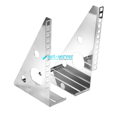 Photo of Bracket 4U, for wire, stainless steel 304, 1.5 mm CMS-WWB4U-S304 &ndash; buy online with delivery across Ukraine at Net-server