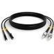 Photo of Optical patch cord ST/UPC-LC/UPC, OM2, 5m, Duplex black &ndash; buy online with delivery across Ukraine at Net-server