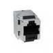 Keystone RJ-45 module, STP, sat.6A, 10 Gb/s, Panduit SKJ6X88BL