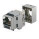 Keystone RJ-45 module, STP, sat.6A, 10 Gb/s, Panduit SKJ6X88BL