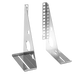 Bracket 4U, for wire, stainless steel 304, 1.5 mm CMS-WWB4U-S304