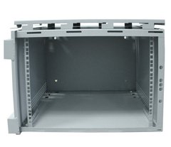Антивандальний шафа 12U, 585х550х450 мм (В*Ш*Г) сірий CSV AV 12U-450