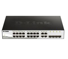 Коммутатор D-Link DGS-1210-20 16port 1Gbit, 4SFP Smart