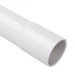 Smooth pipe 3m thick, PVC, Ø32mm, light gray Kopos