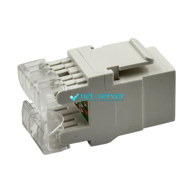 Фото Модуль KeyStone RJ-45 UTP, кат.5е, вузький &ndash; купити з доставкою по Україні в інтернет-магазині Net-server