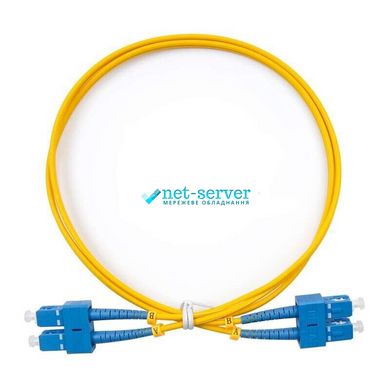 Optical patch cord SC/UPC-SC/UPC, SM, 1.5m, Duplex UPC-1.5SCSC(SM)D(ON)