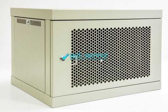 Server wall cabinet 19" 6U, 377x570x580mm (H*W*D) Wallmount Lite 645-P-ShN