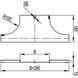 Cover for branch DKC DL base 400 mm, Sendzimir hot-dip galvanized