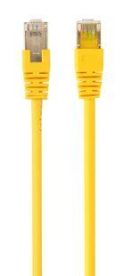 Фото Патч-корд FTP Cat.6 Cablexpert 1 м, литий, екранований кабель RJ-45 8P8C, конектори 50u" з фіксатором, жовтий, PP6-1M/Y &ndash; купити з доставкою по Україні в інтернет-магазині Net-server