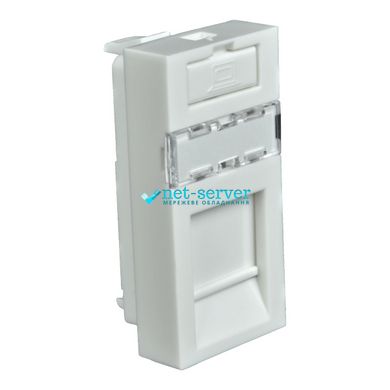 Modular socket RJ-45, cat.5e, 45x22.5 white Kopos QD 45X22.5-HOLDER_HB