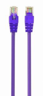 Фото Патч-корд мережевий UTP Cat 5e Cablexpert PP12-5M/V, 5 м, фіолетовий, RJ45-RJ45, литий, 50u &ndash; купити з доставкою по Україні в інтернет-магазині Net-server